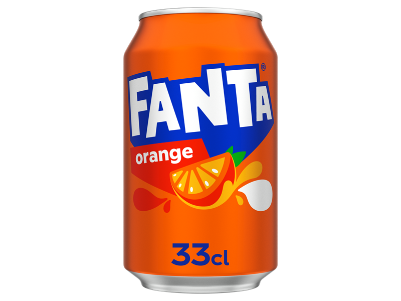Fanta Orange Dåse 33 cl 24 stk
