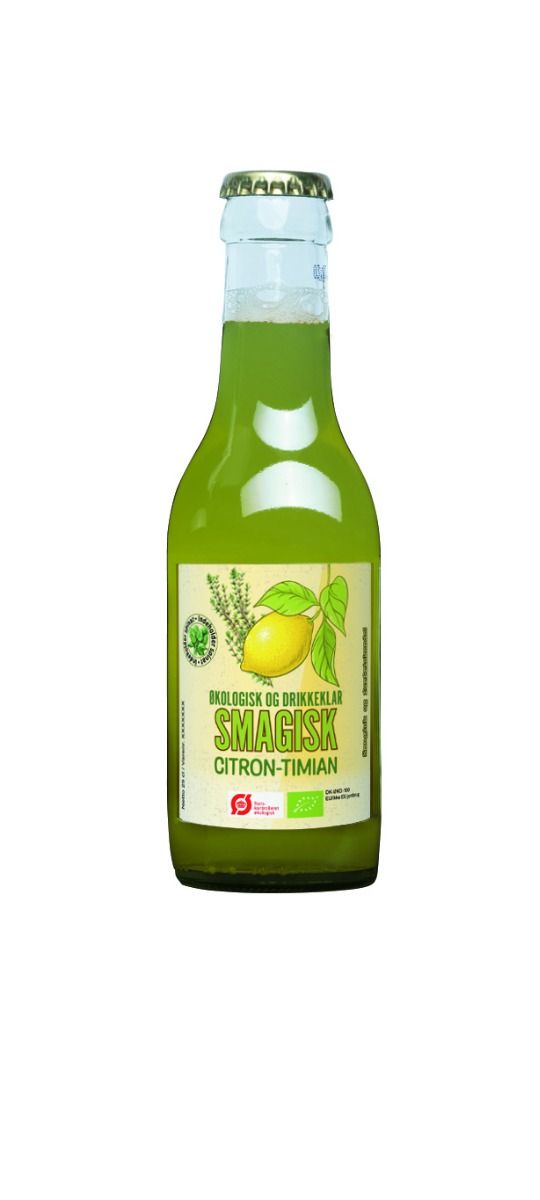 SMAGISK økologisk Citron/Timiansaft 25 c