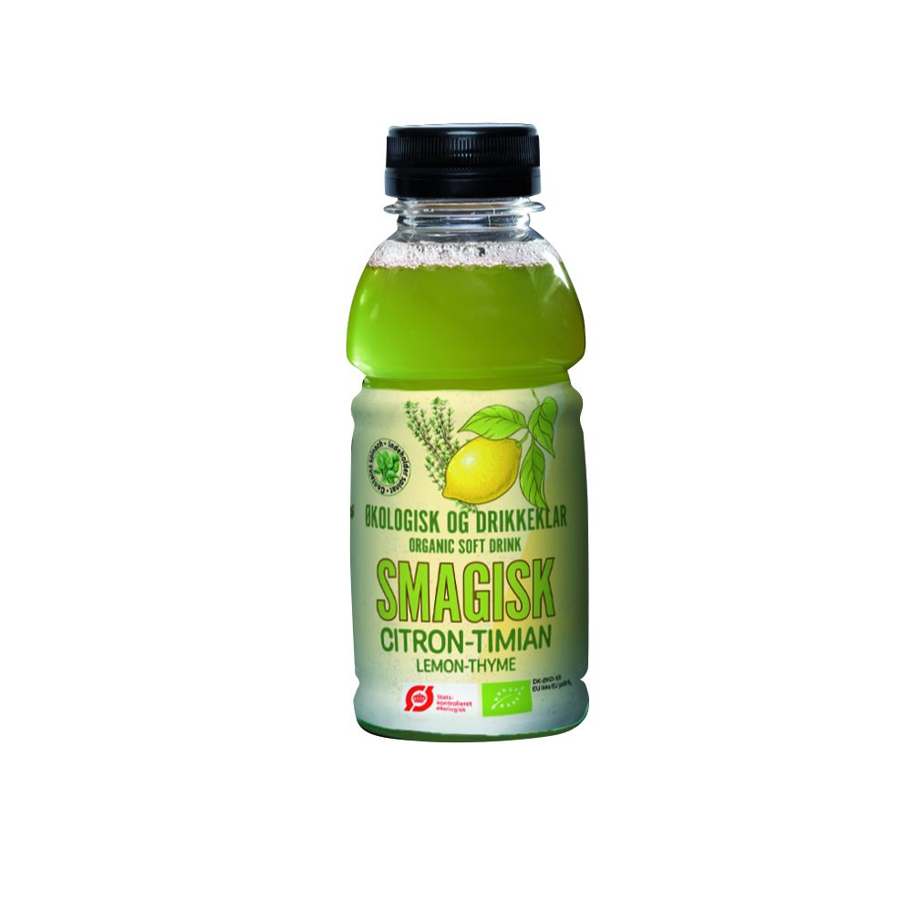 SMAGISK økologisk citron/timiansaft PET