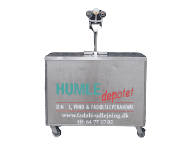 Fadølsbar m/3 haner (stål) (stål)