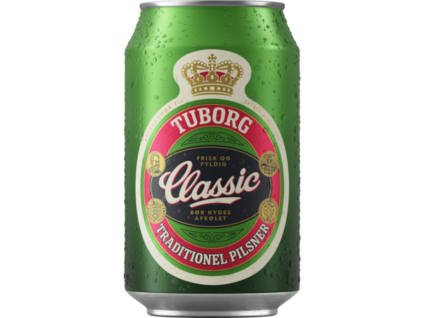 Tuborg Classic ds. 4 x 6-Pack 24 stk