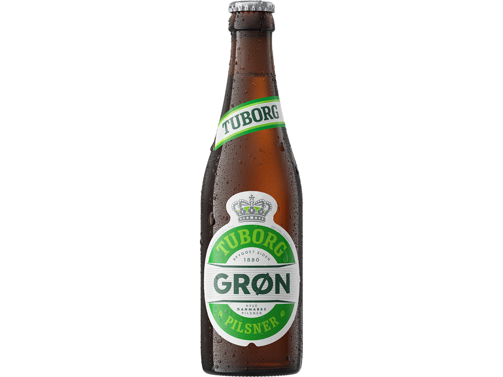 Grøn Tuborg 33 cl 30 stk.